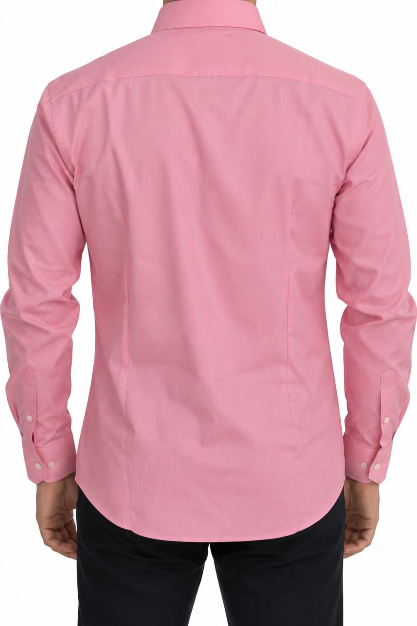 Чоловіча рожева сорочка Lambert Slim Fit