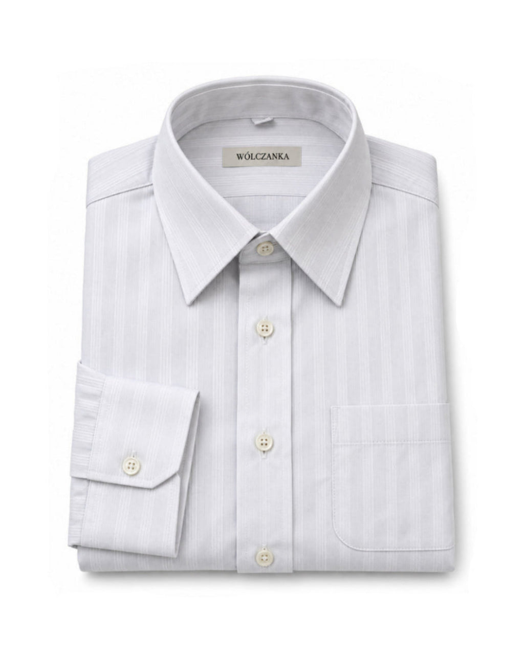 Чоловіча біла сорочка Wólczanka Slim Fit